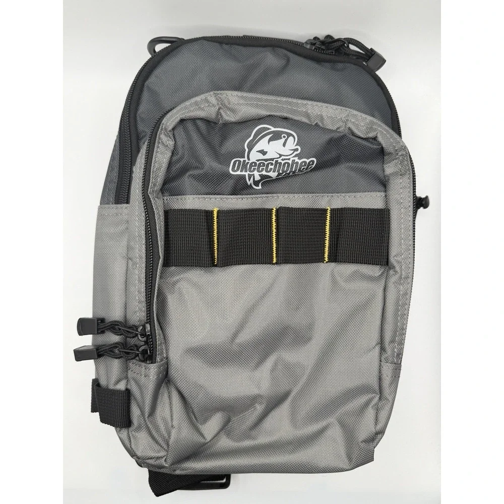 New Okeechobee Fats Fly Fishing Tackle Bag Chest Pack Storage Multiple Pockets
